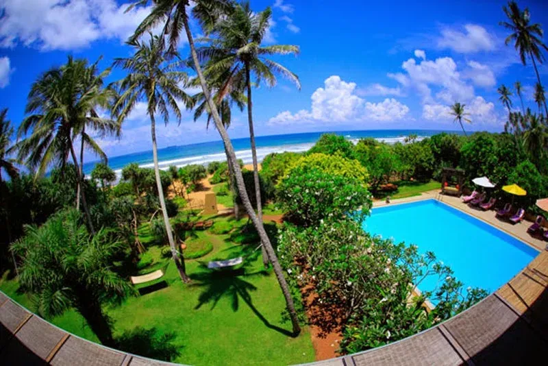 The beautiful coastal town of Bentota, known for